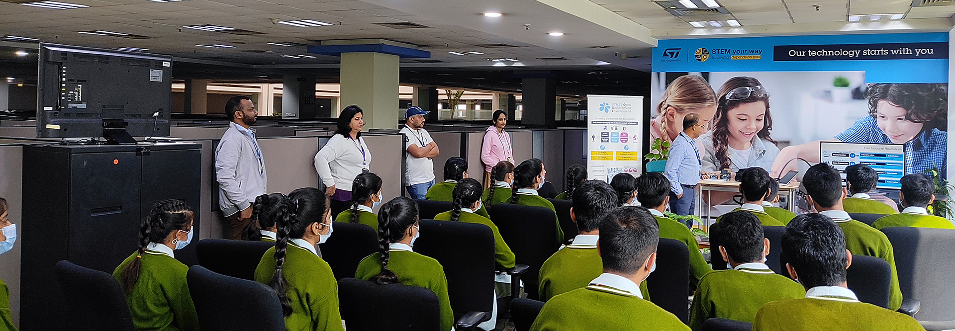 Robotics Workshop, ST Greater Noida, India