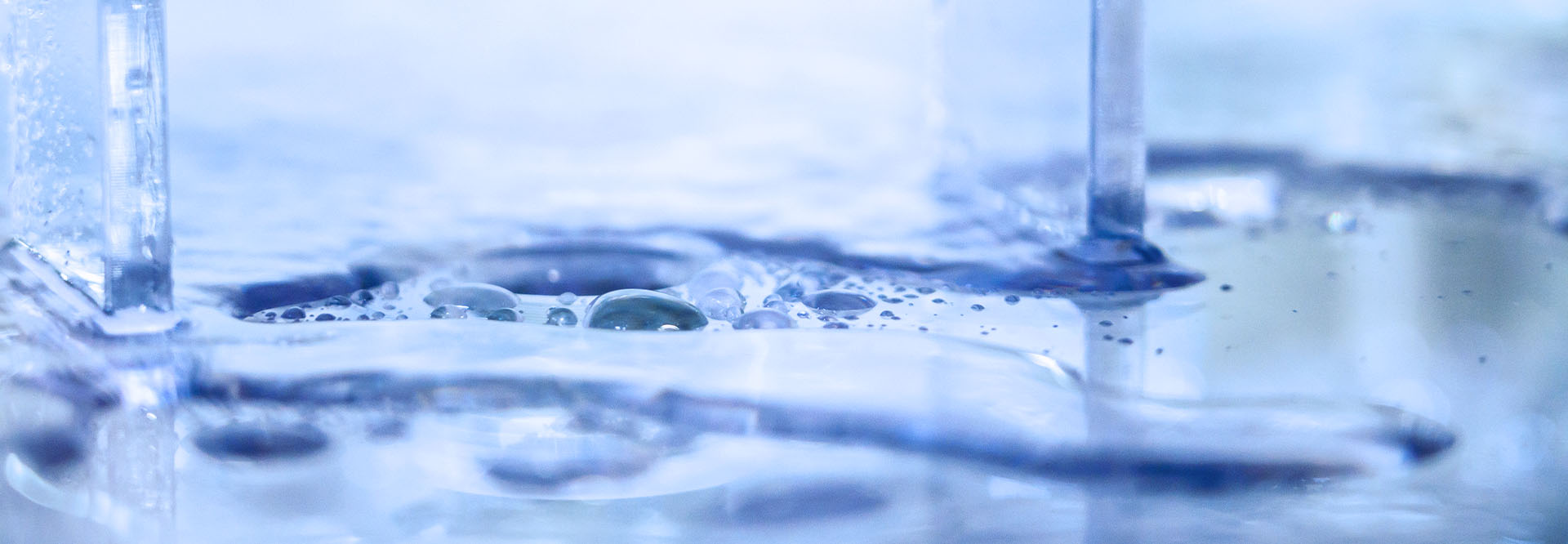 Close-up shot of a water stream (photo)